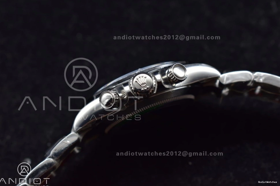 SS Daytona Dial And 728 MoistureWicking 116500 V3 Bracelet Black Case Clean 904L 0125